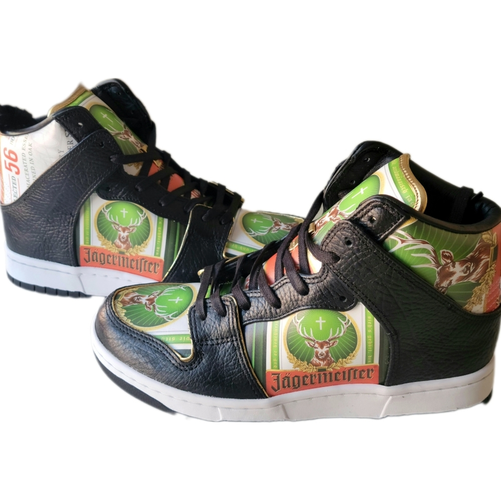 Collectors RARE CUSTOM Jagermeister High tops